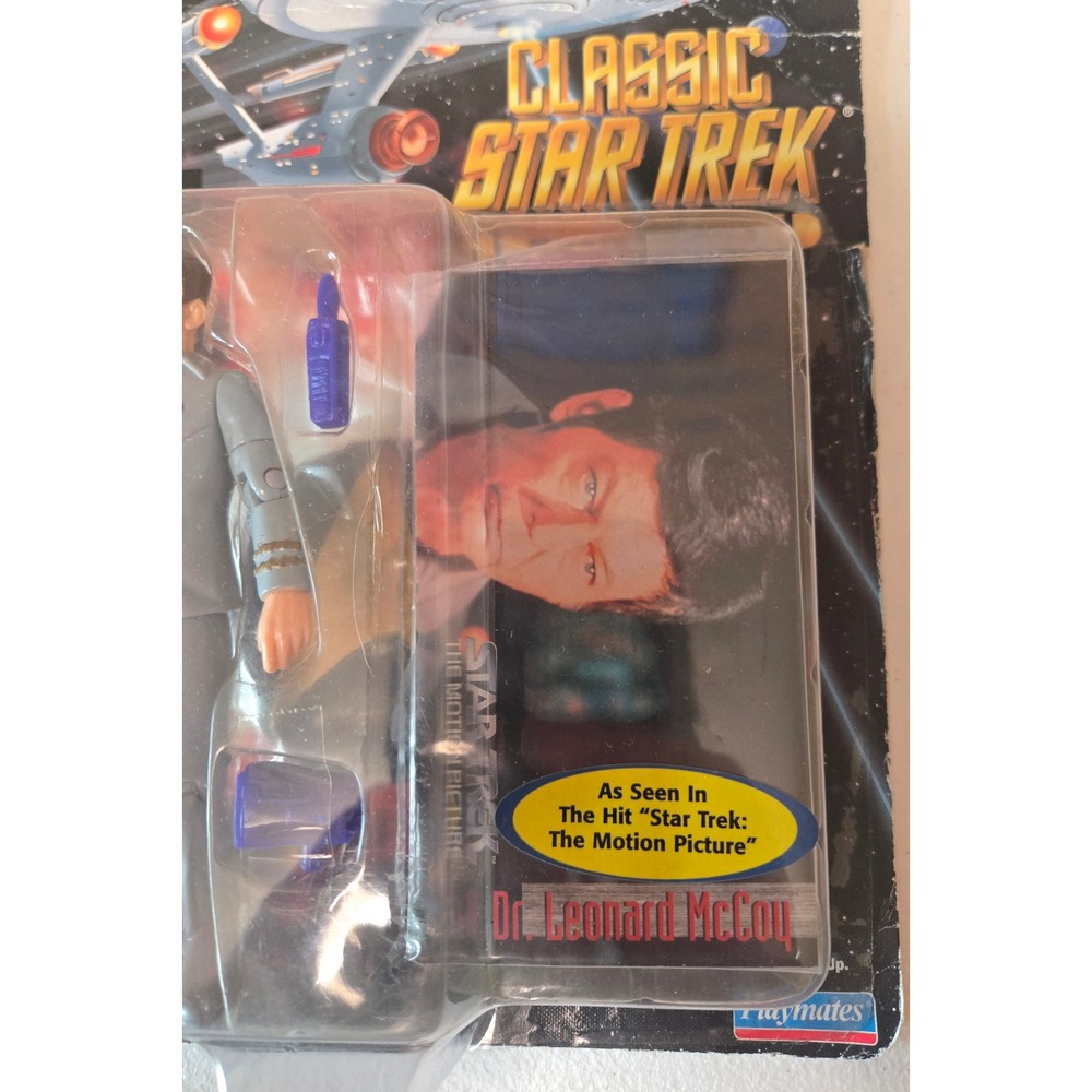 1995 Playmates Classic Star Trek Movie Series Dr McCoy Figure MOC Carded 6453 - Picture 4 of 12